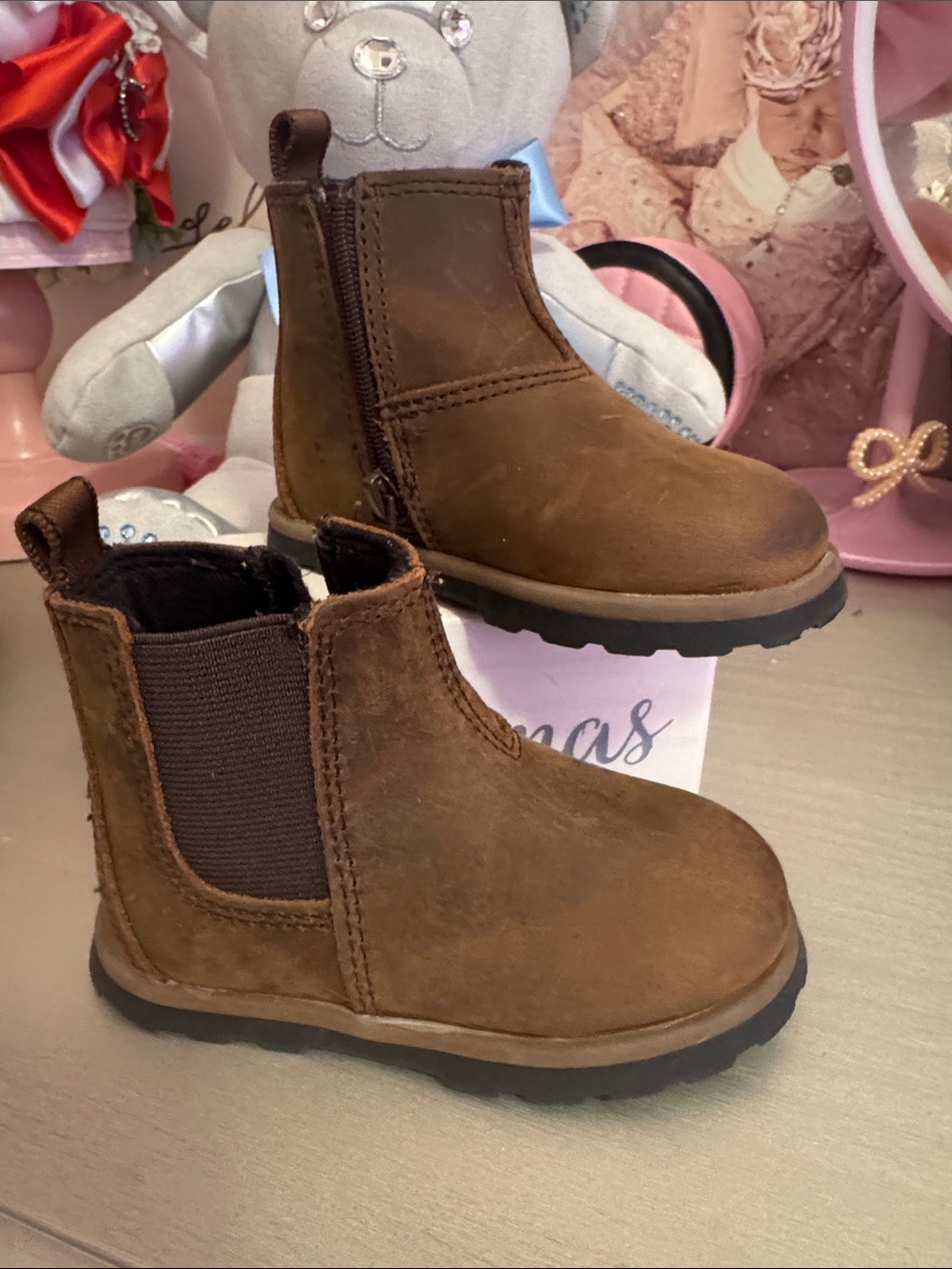 Zara Brown Kids Chelsea Boots